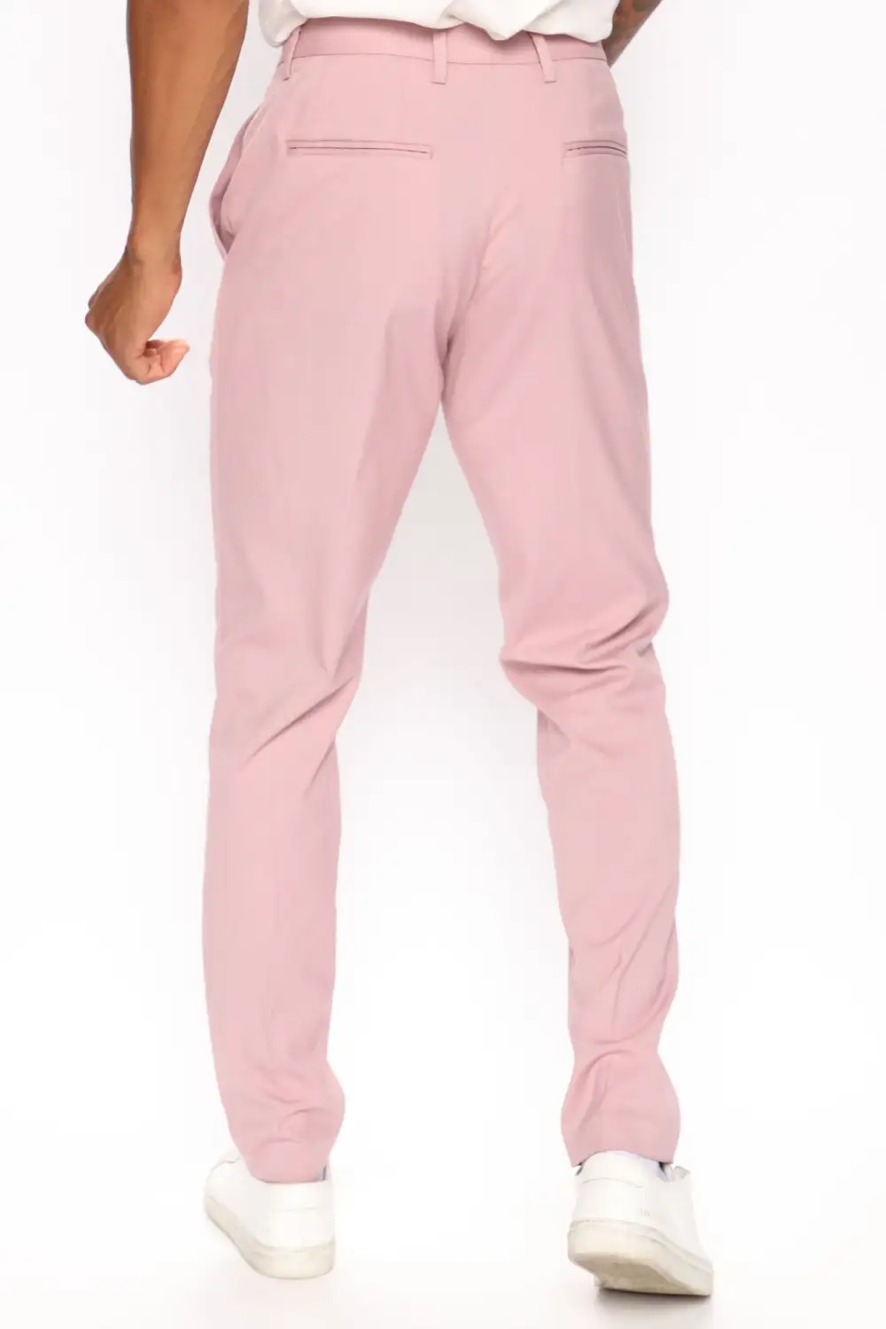 The Button Closure Slim Trouser