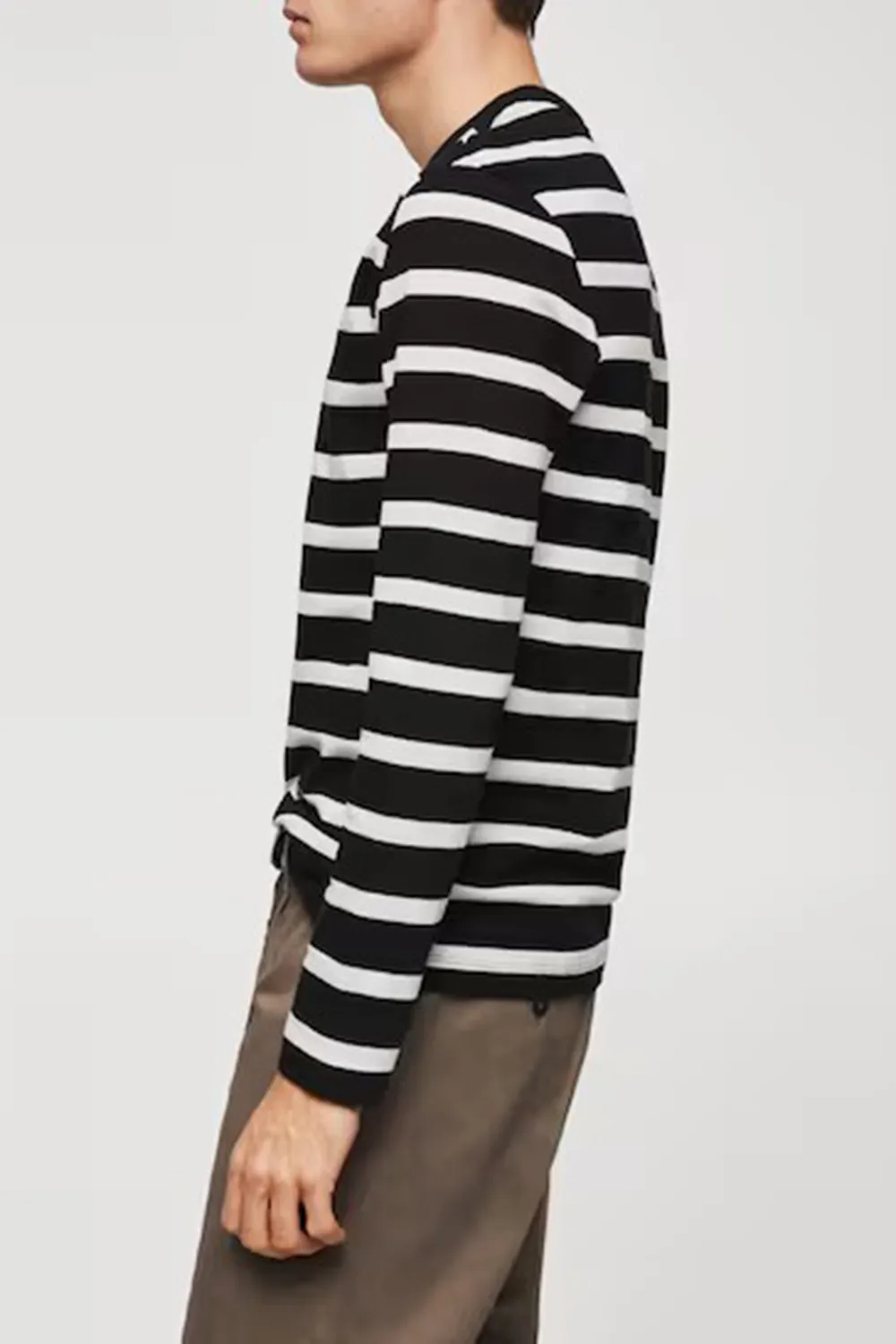 Regular Striped Long Sleeves T-Shirt