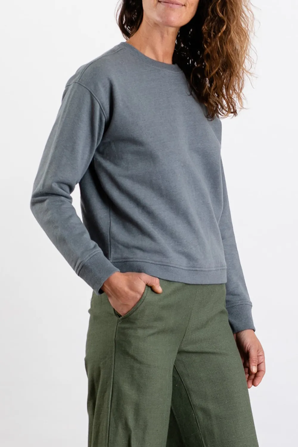 The Hawthorne Boxy Crew Sweatshirt