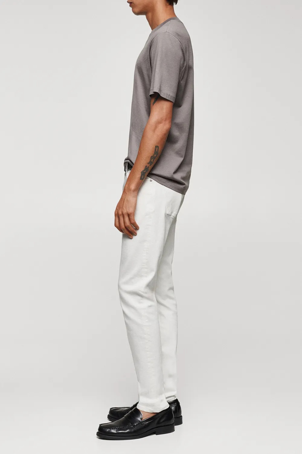 A Balanced Composition Of Cotton And Elastane Jeans