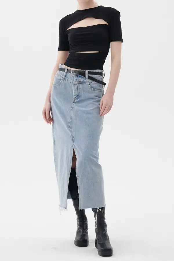 Peyton Denim Skirt