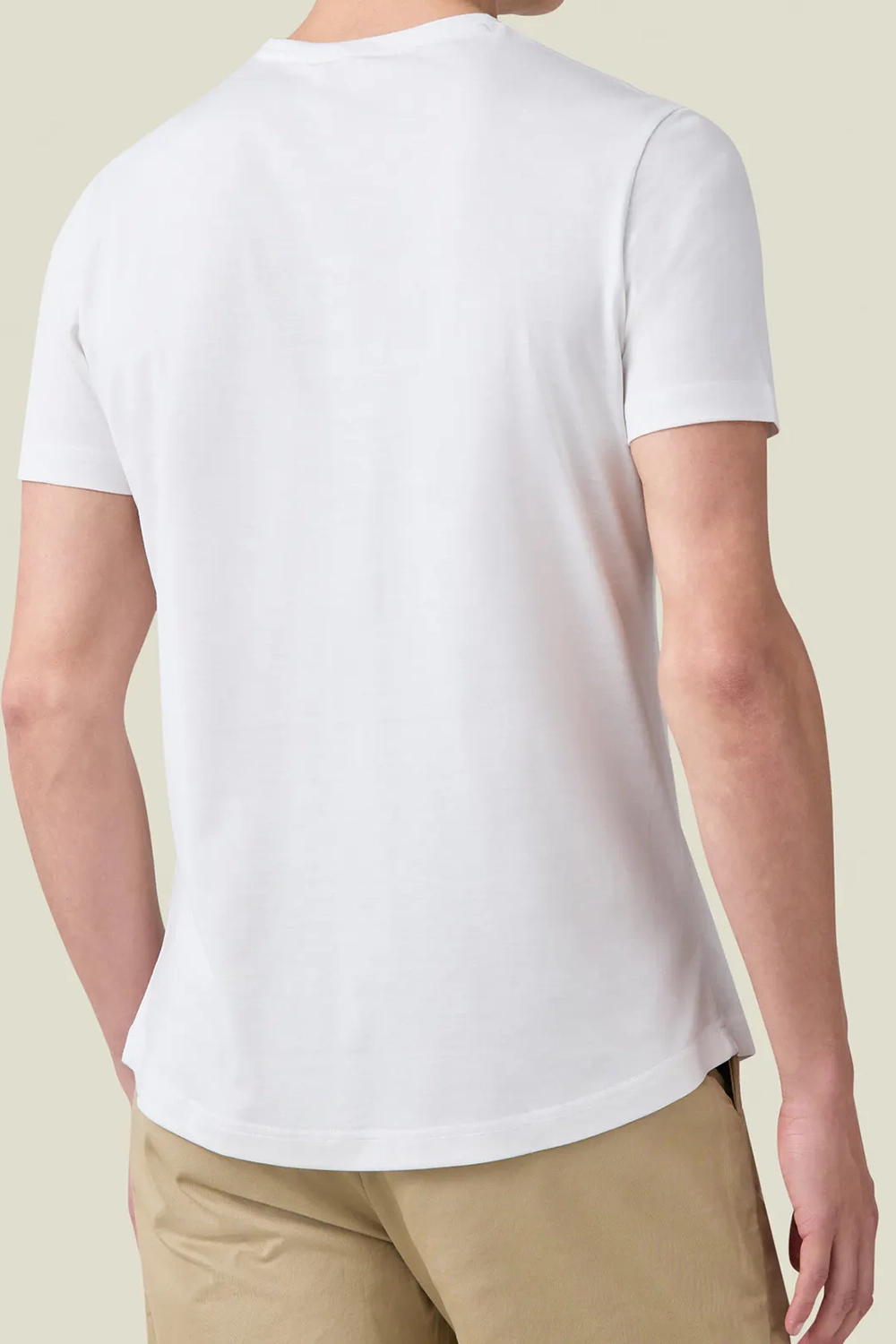 English-Concealed Double-Stitched Seams T-Shirt