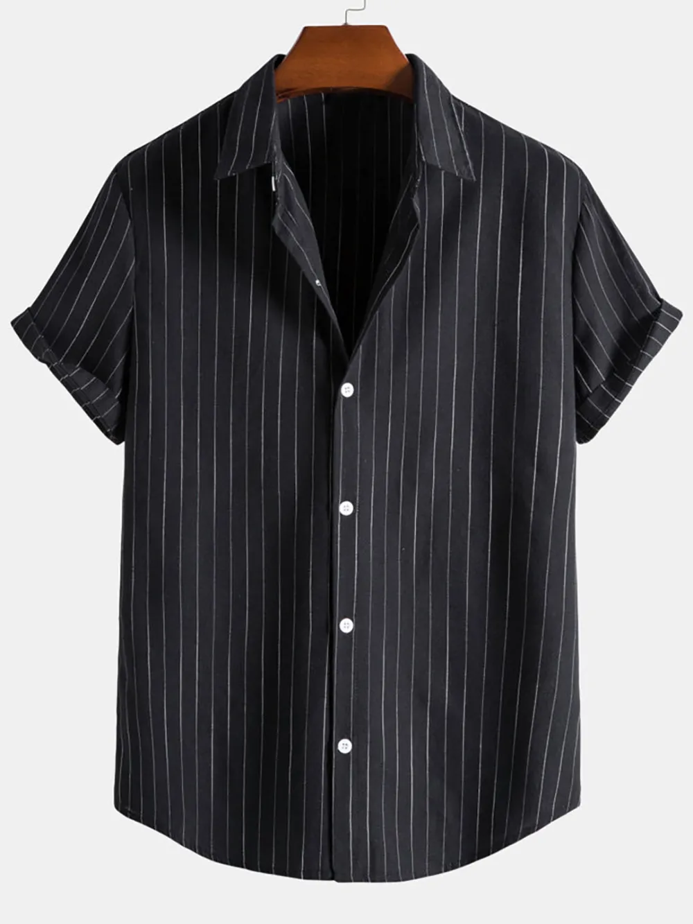 Regular Fit Stripes Shirts