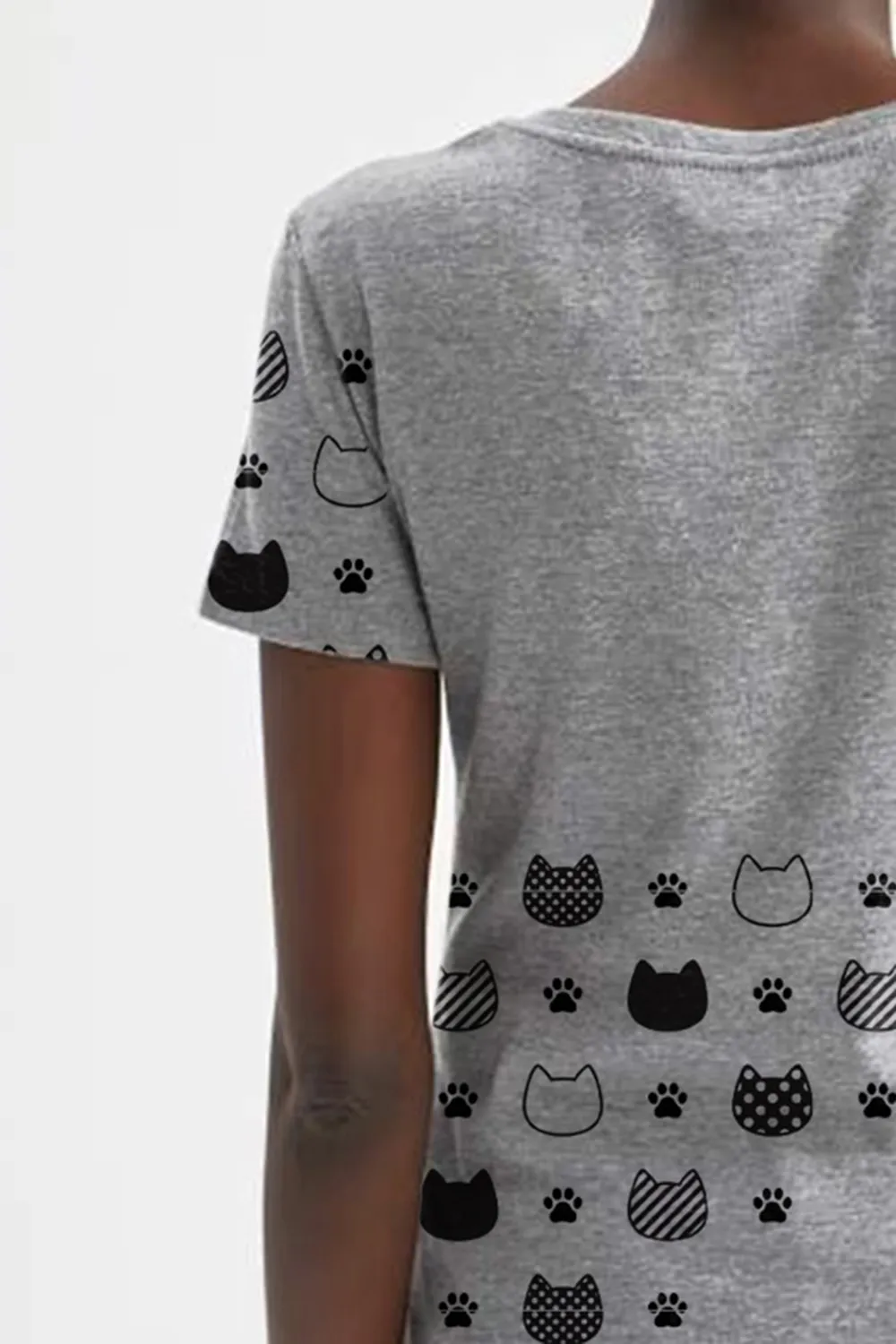 Slim Fit V Neck Short Sleeve T-Shirt