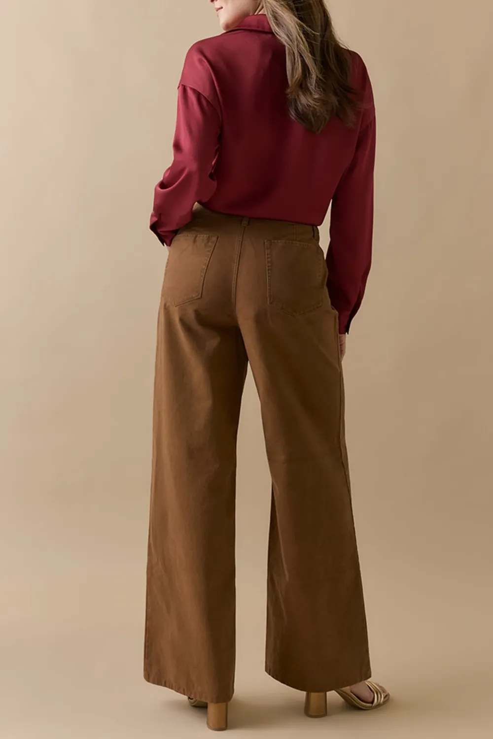 Samantha Wide Leg Side Pockets Pants