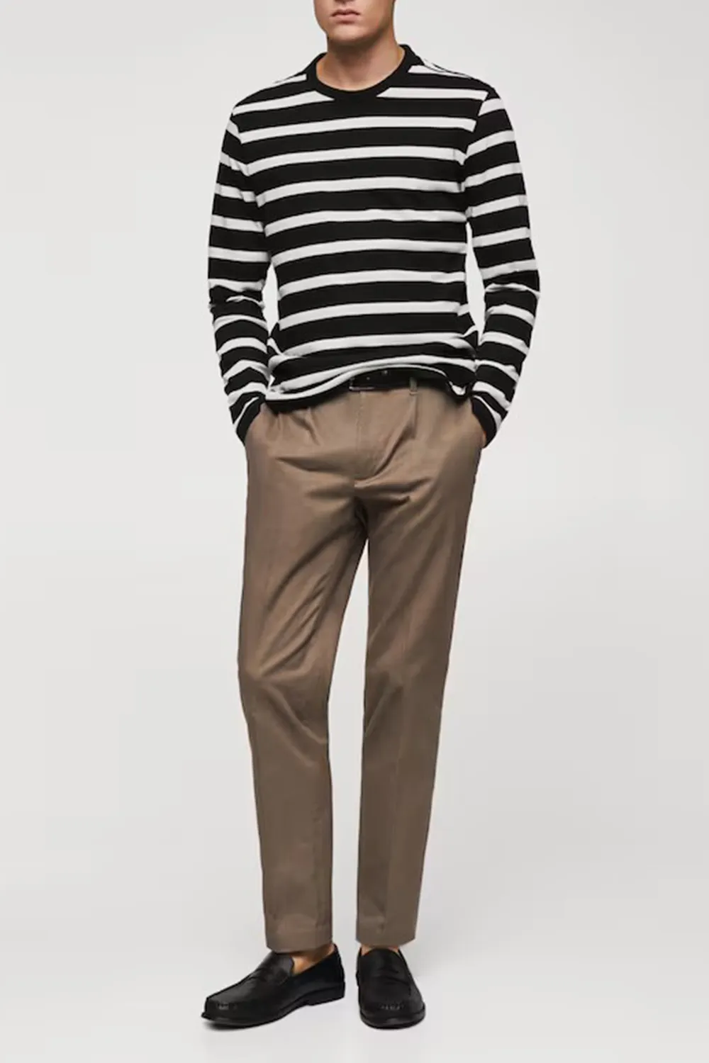 Regular Striped Long Sleeves T-Shirt