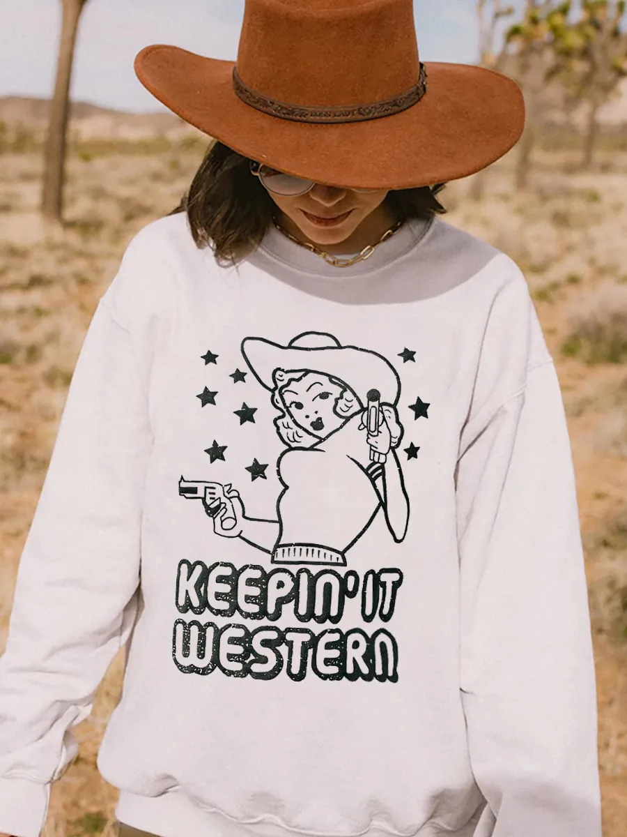 Keepin' It Western Sweatshirt