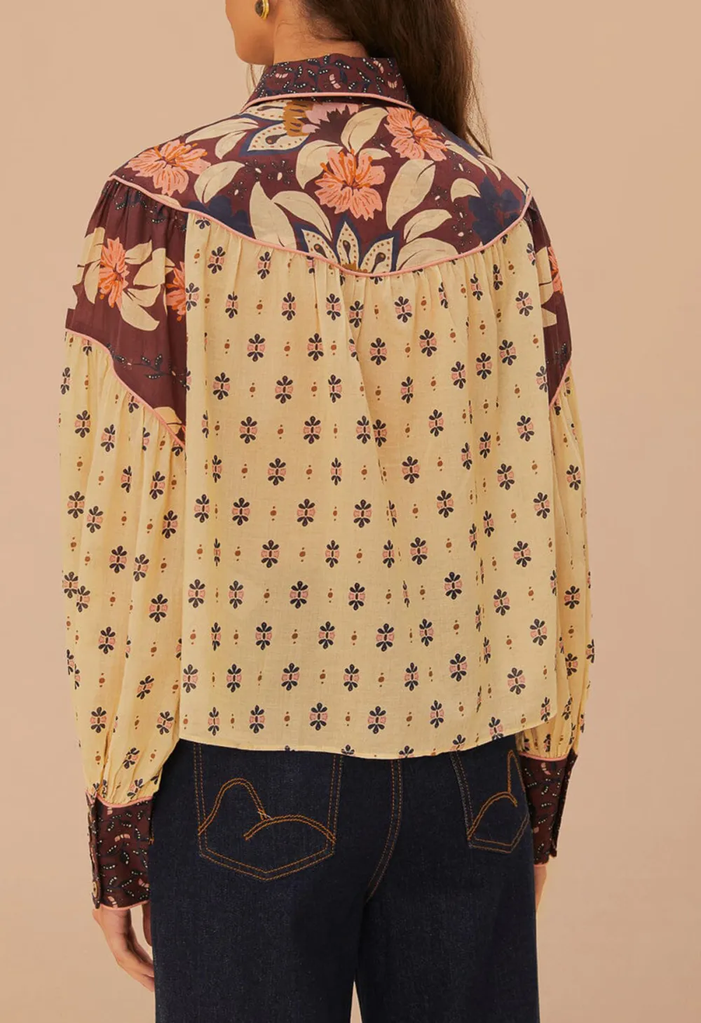 Long-Sleeved Printed Casual Shirt