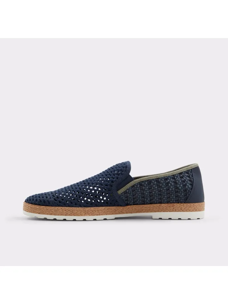 Navy Soft Comfortable Woven Textile Shoes