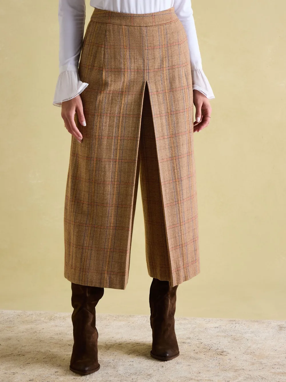 Foxley Check Tweed Culottes