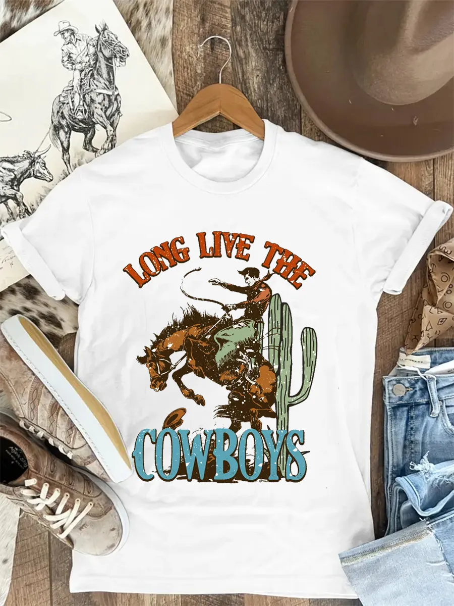 Tong Live the Cowboys T-shirt