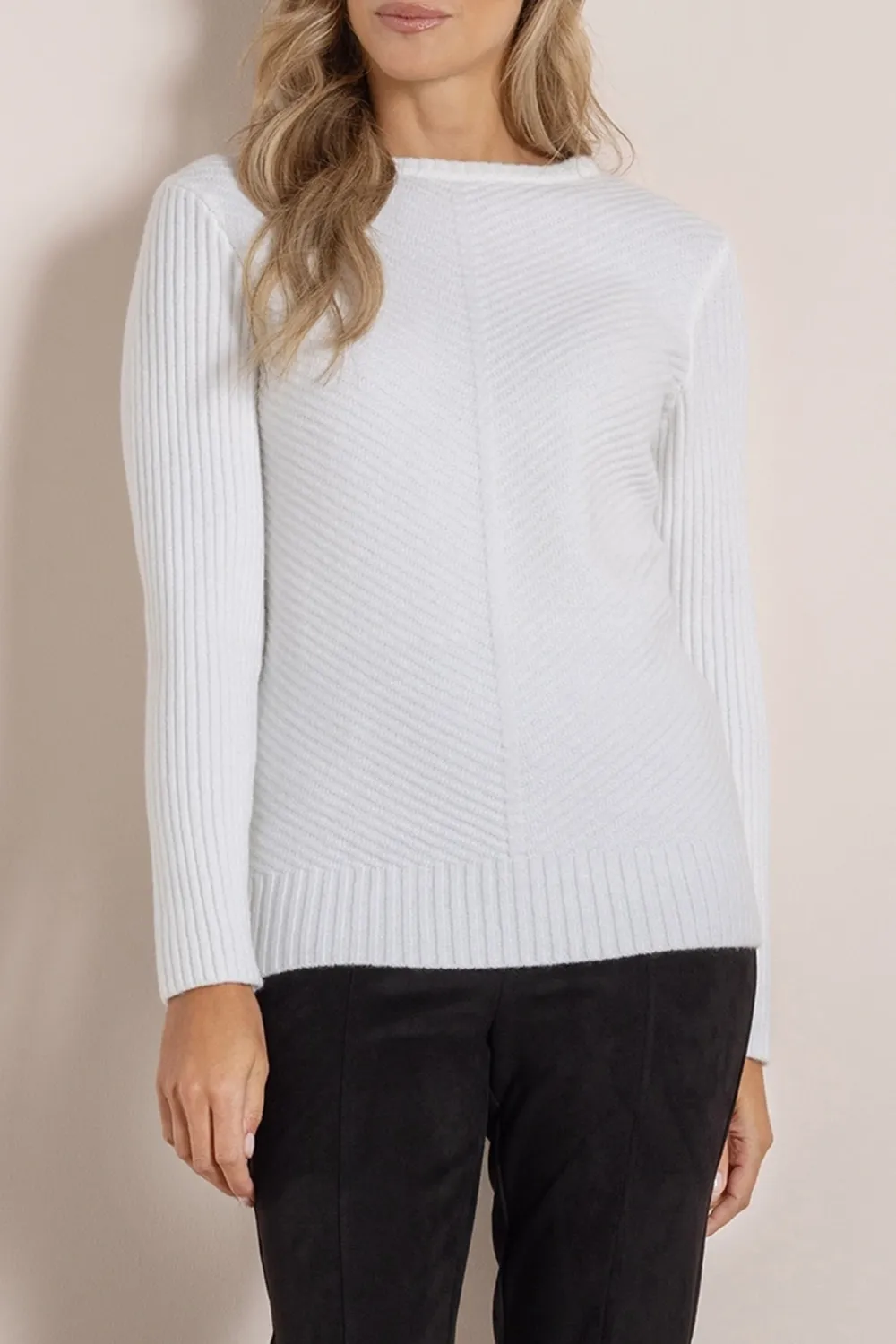 Ribbed Long Sleeve Jumper