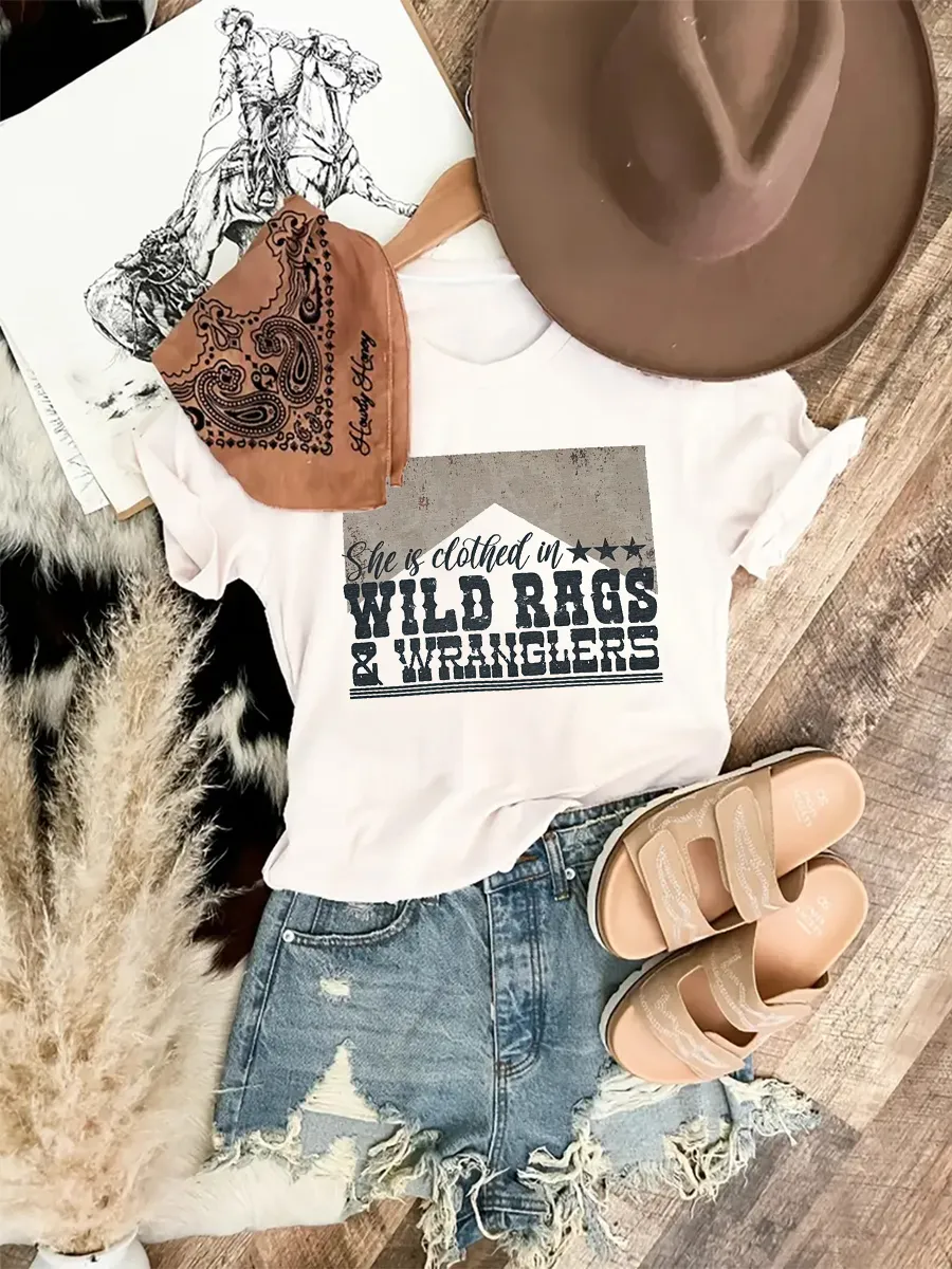 wild rags & wranglers T-shirt