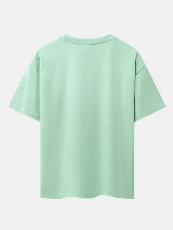 Basic Heavy Weight Drop Shoulder Oversize T-Shirt