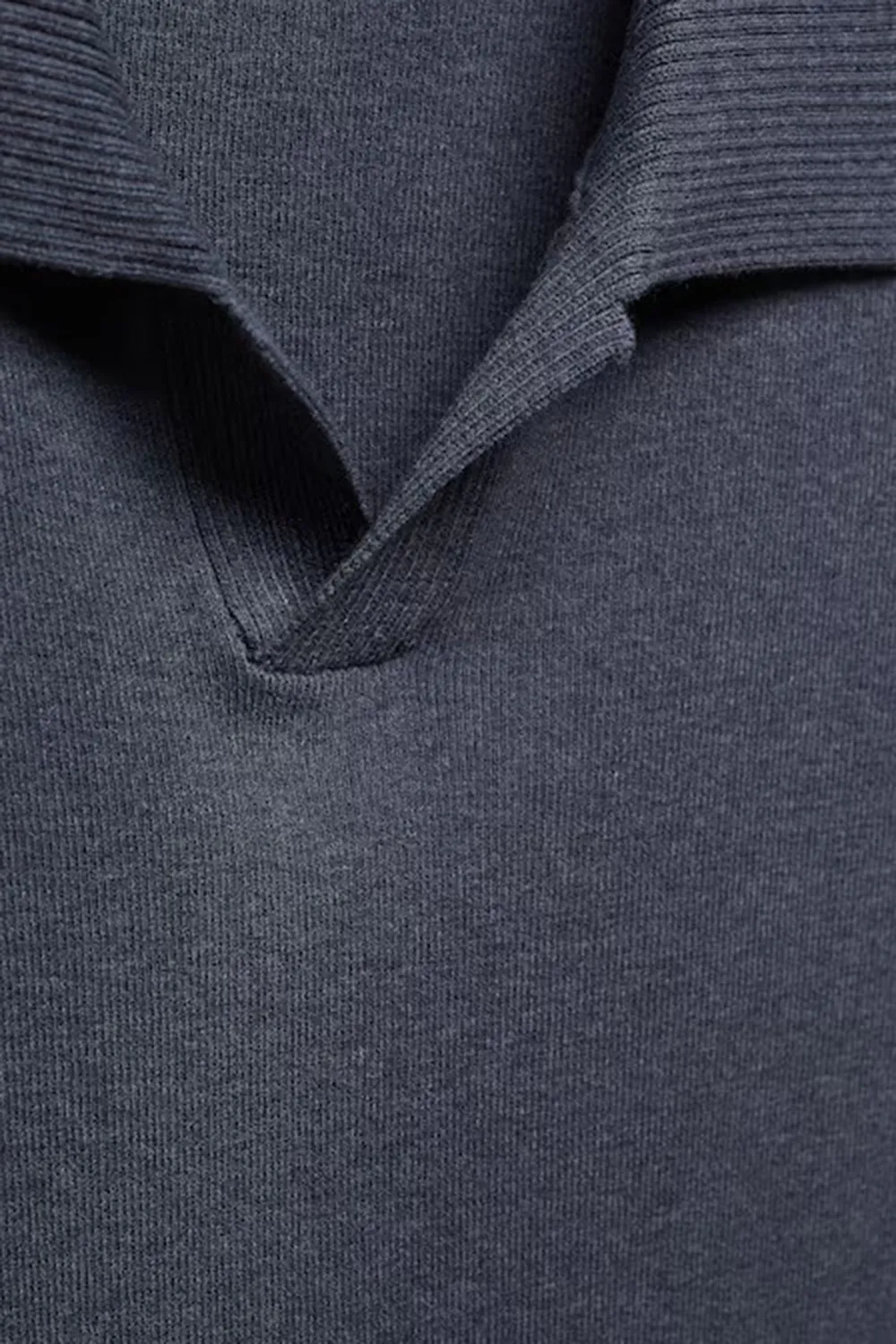 Fine-knit cotton polo shirt