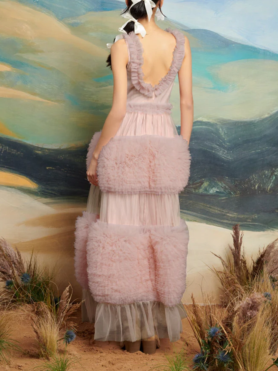 DREAM Montana Tulle Midi Dress