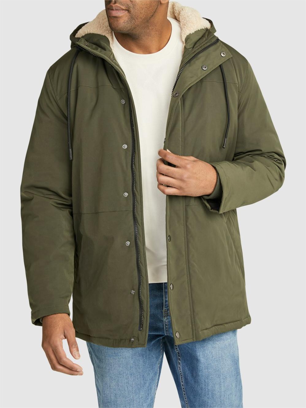 KHAKI HUGH PARKA JACKET