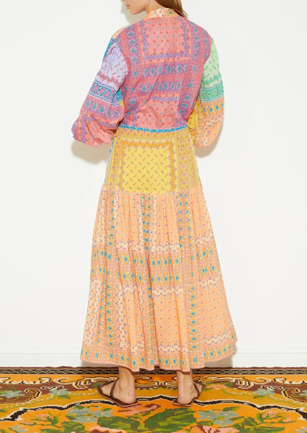 BOTEH BON BON MAXI SMOCK DRESS