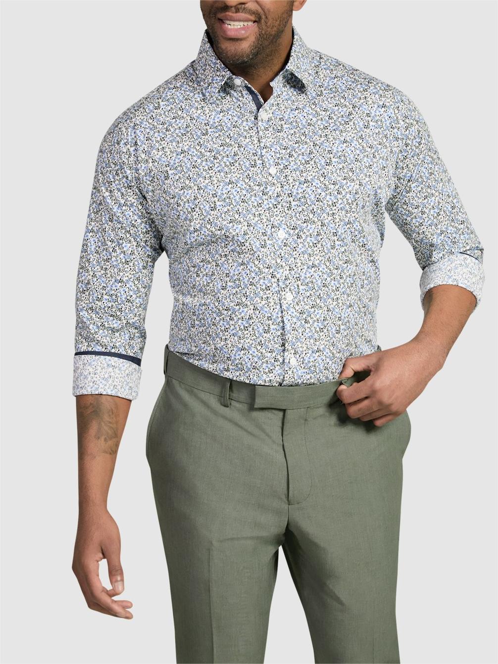 FERN SEVILLE FLORAL STRETCH SHIRT