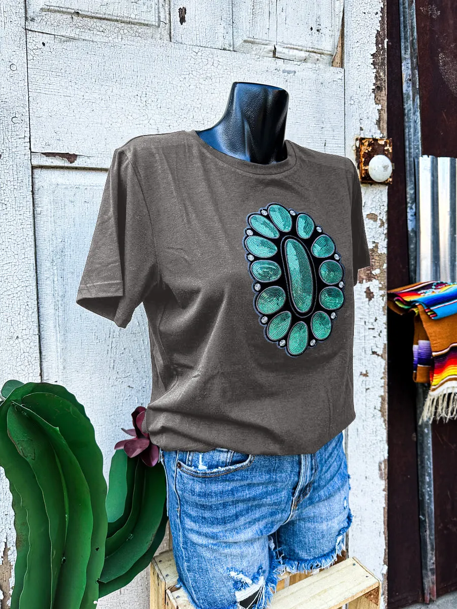 Streets Of Turquoise Tee