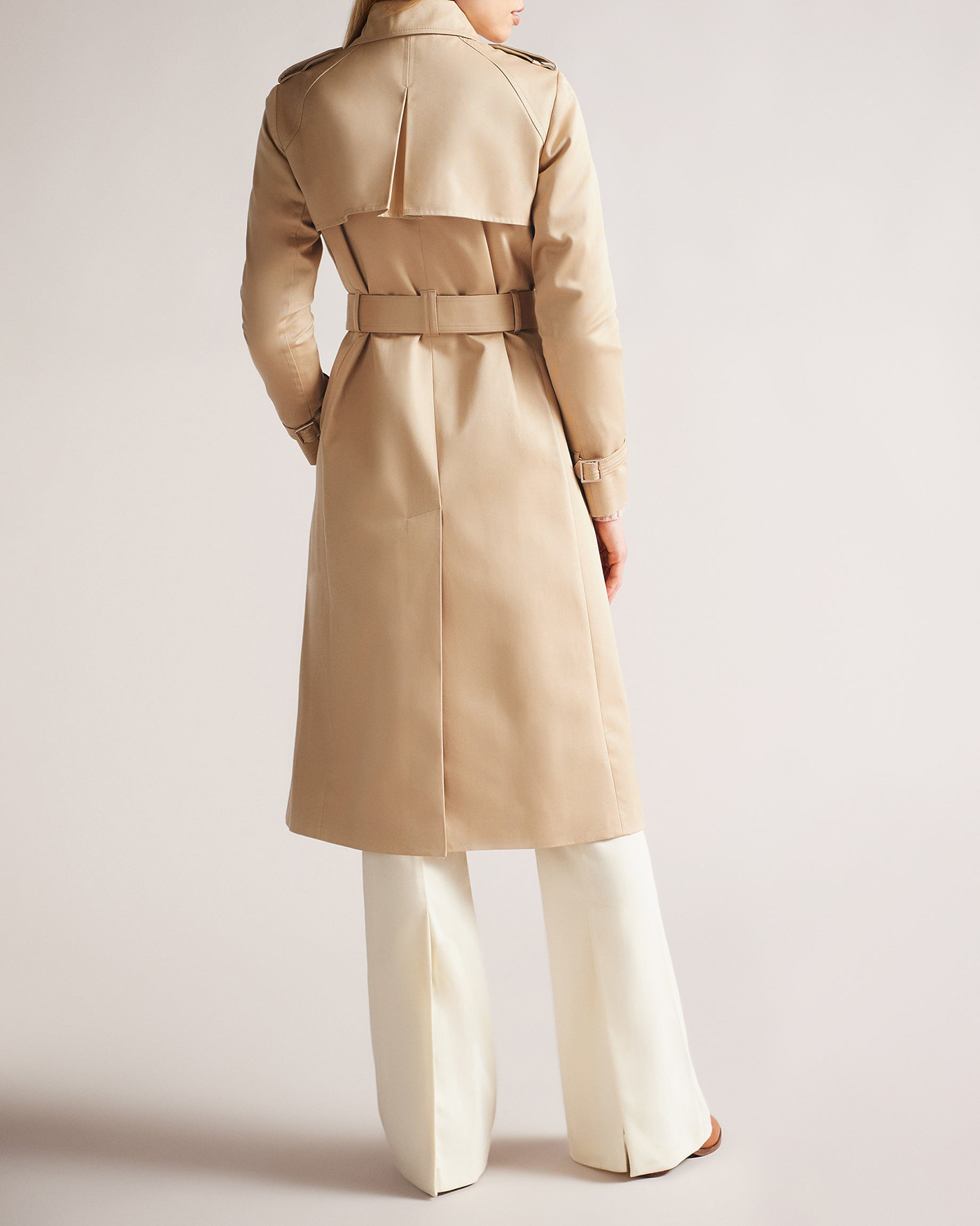 Robbii Showerproof Trench Coat Natural