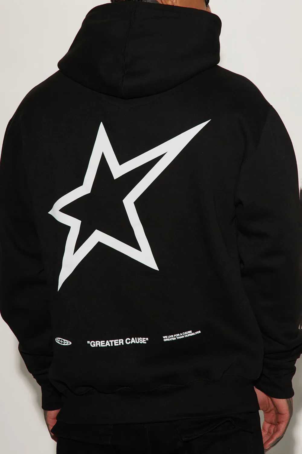 Greater Cause Hoodie - Black