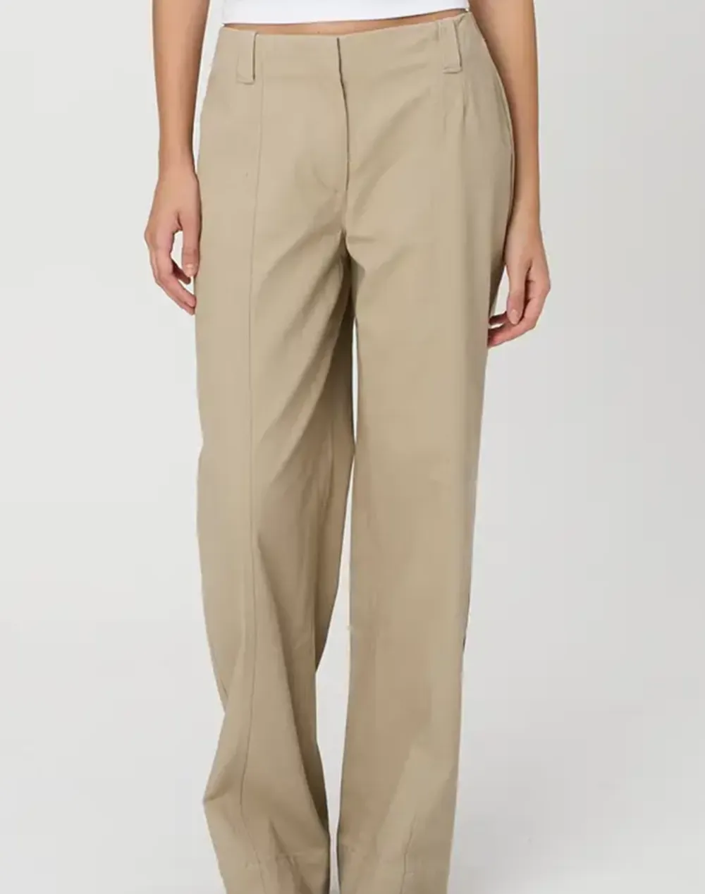 Straight Leg Low Rise Pant