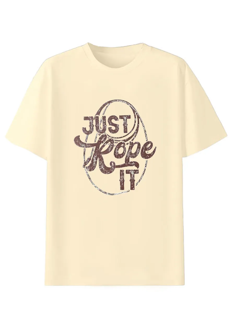 Just Rope It Rodeo Western T-shirt