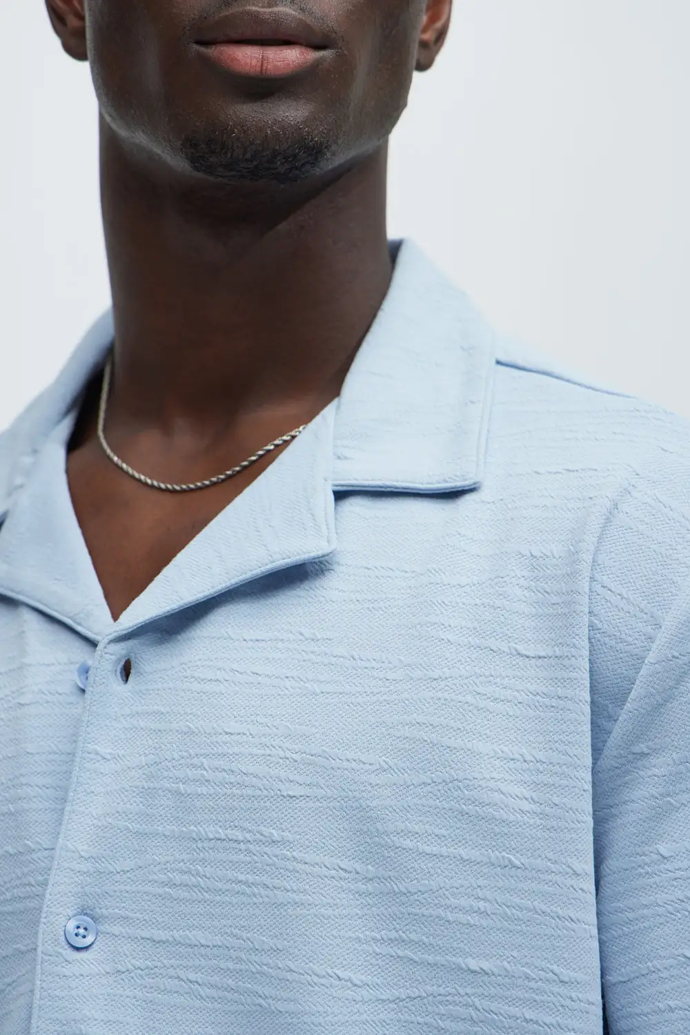 Reid Textured Shirt - Blue