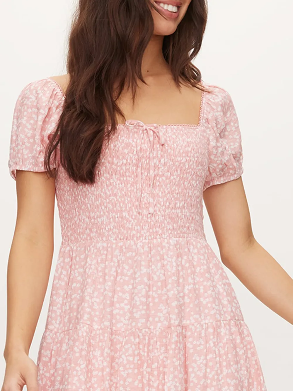 Bridie Puff Sleeve Mini Dress