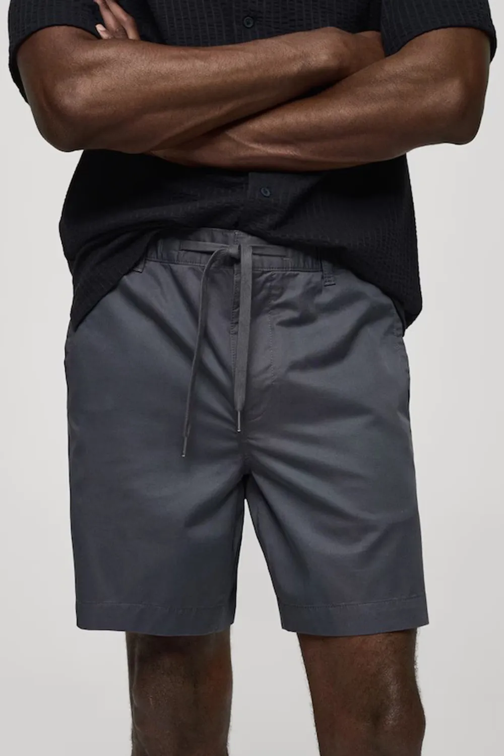 Adjustable Waistband With Straps Shorts