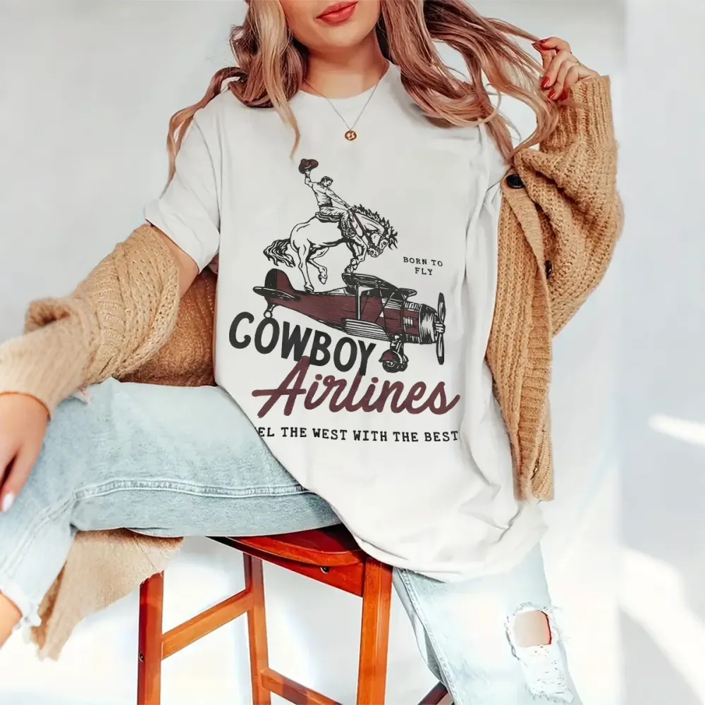 Cowboy Airline Tee