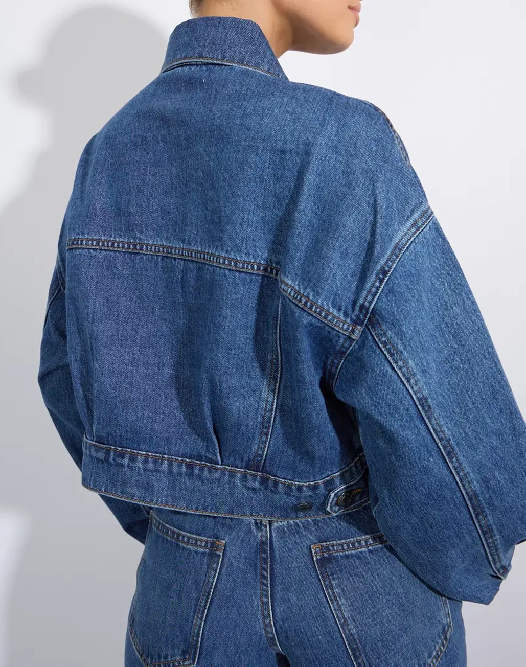 Cropped Denim Jacket