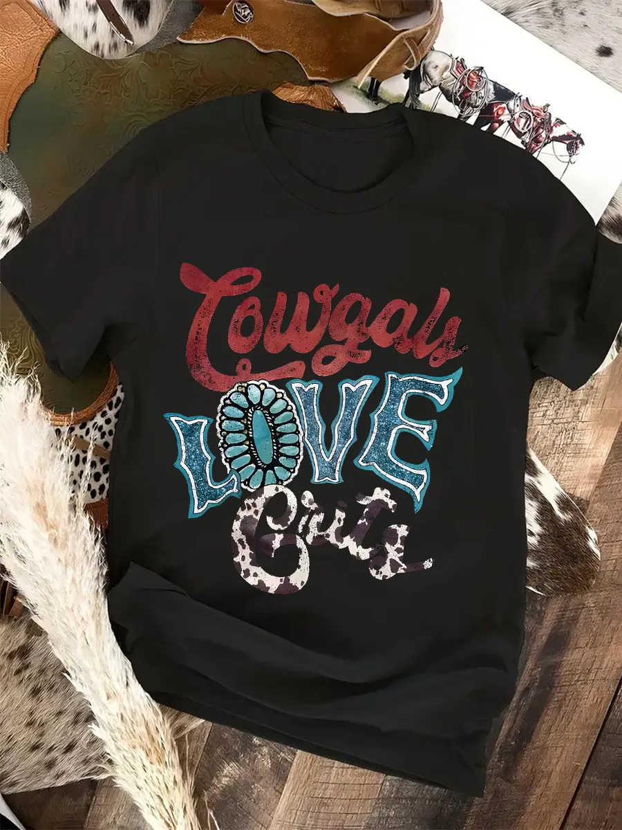 BC COWGALS LOVE T-shirt