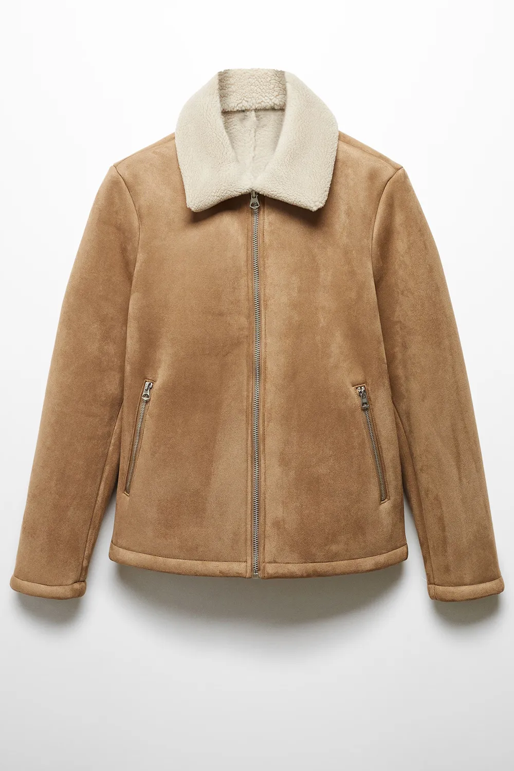 Shearling-lined jacket