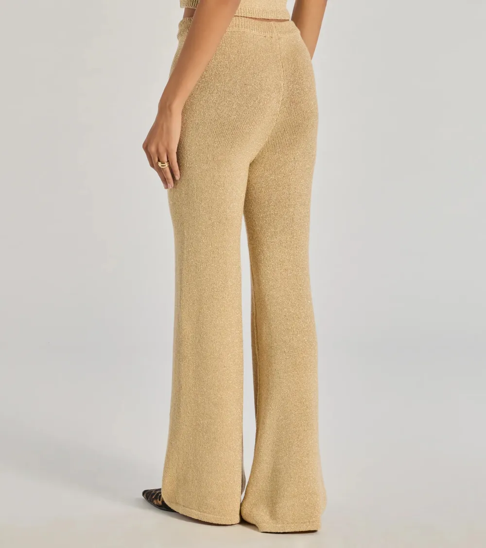 Cozy Luxe Lurex Knit Pants