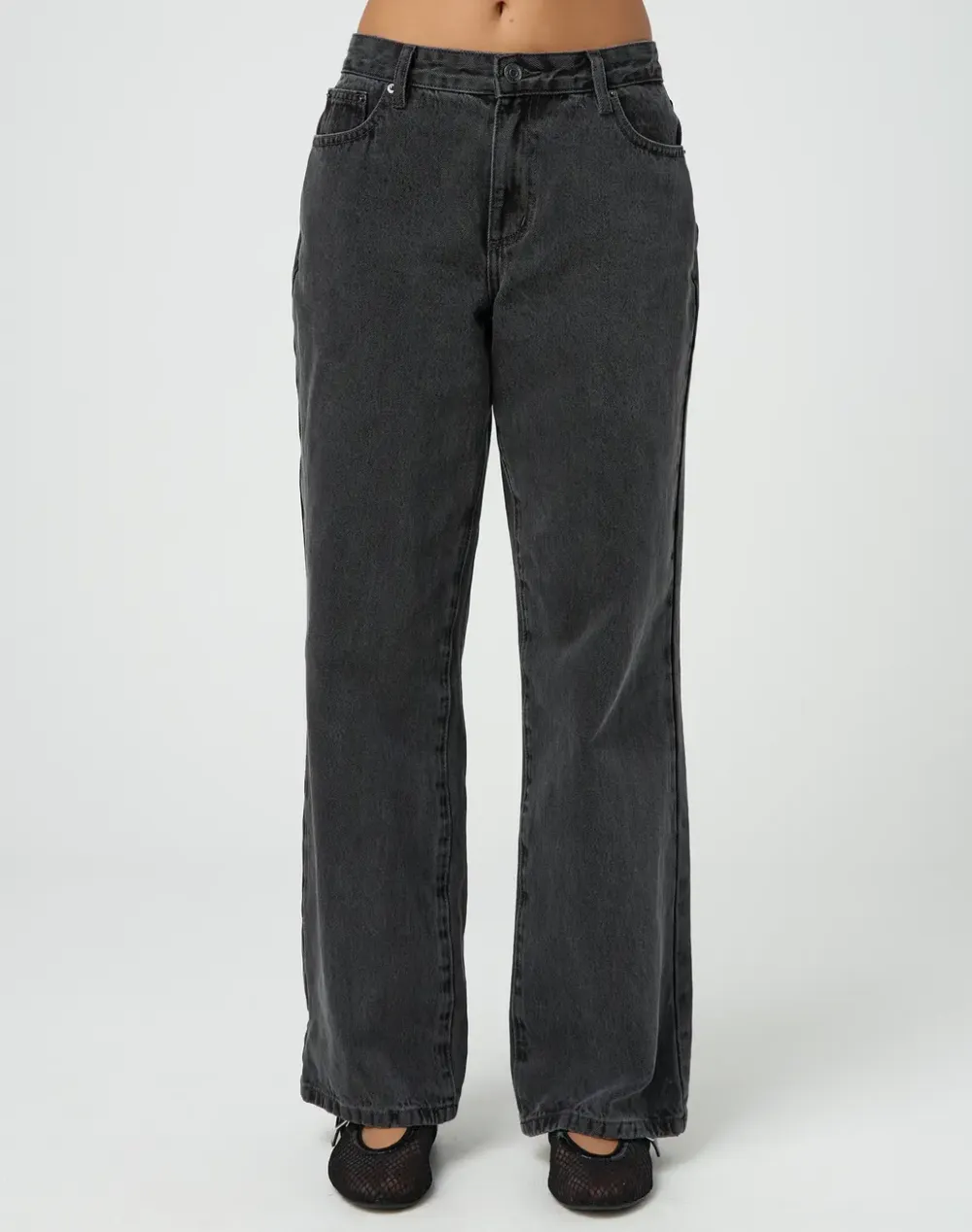 Low Rise Straight Leg Jean