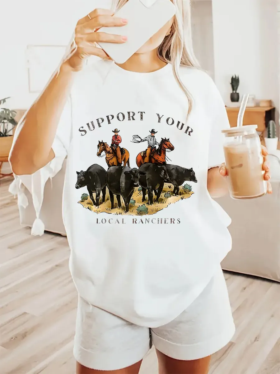 Support Your Local Rancher Tee