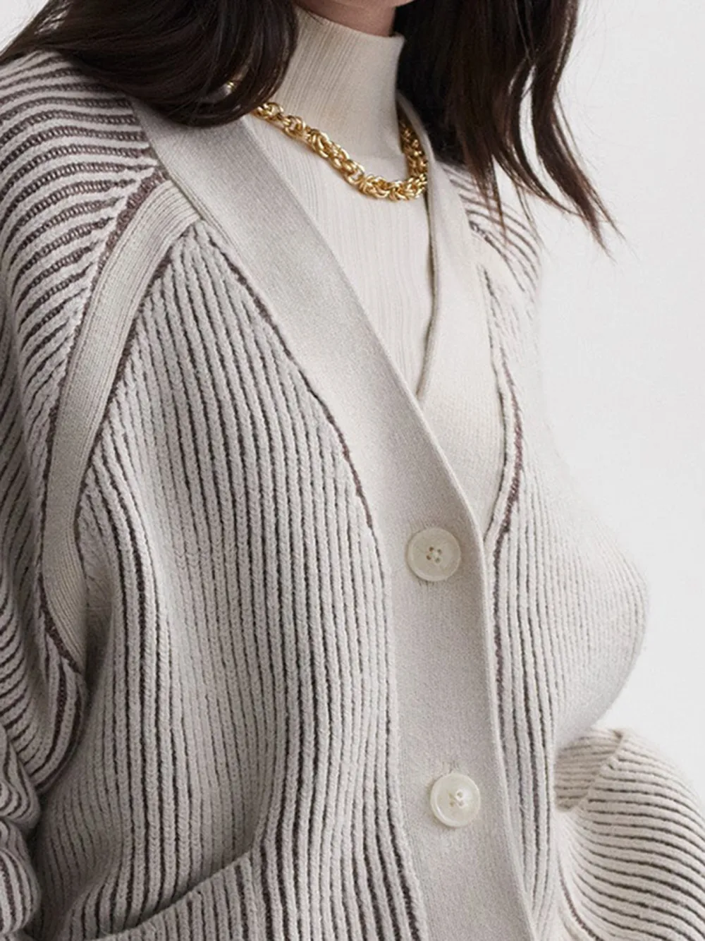 Jude Plated Cardigan