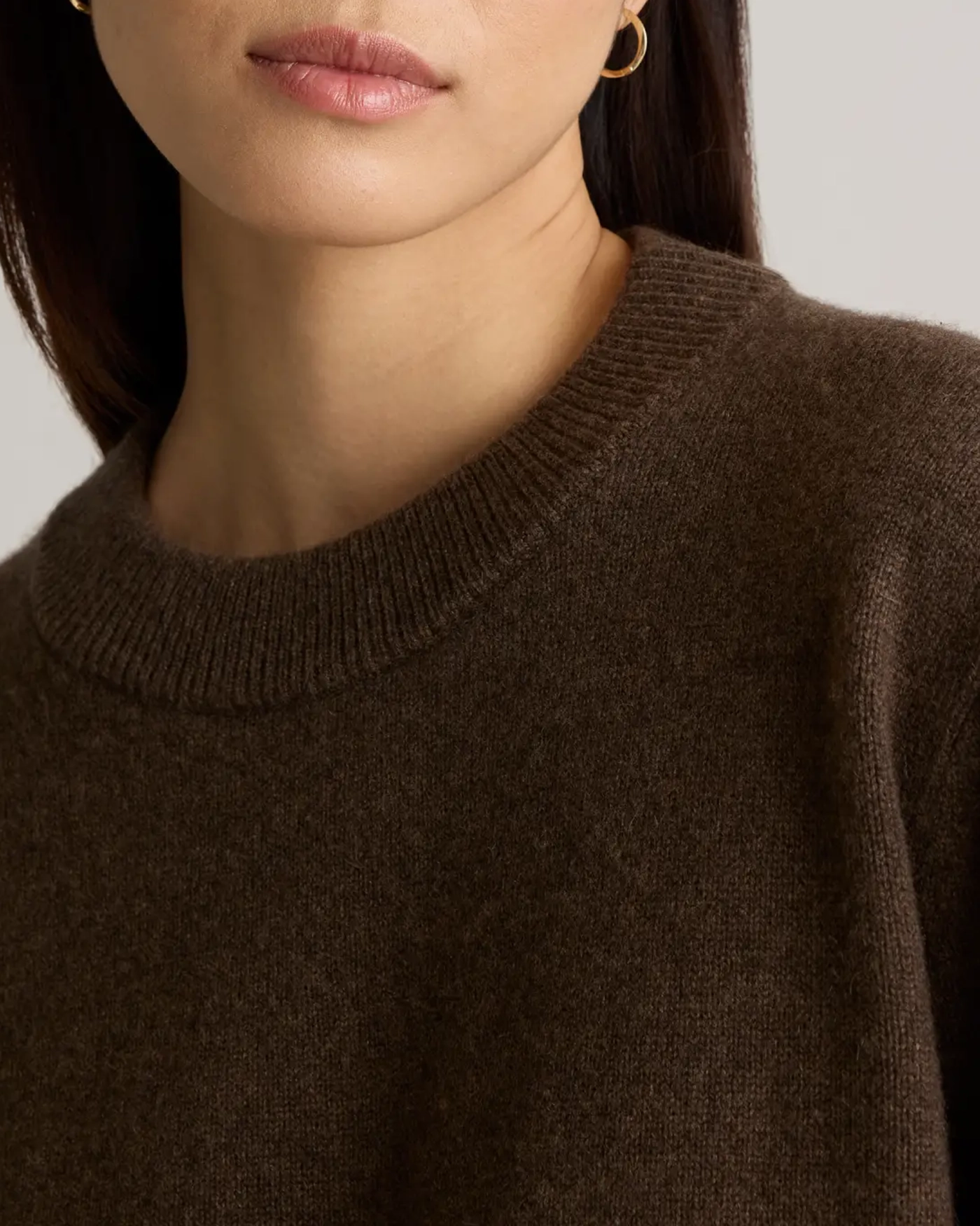 Loose Crew Neck Cashmere Oversized Sweater