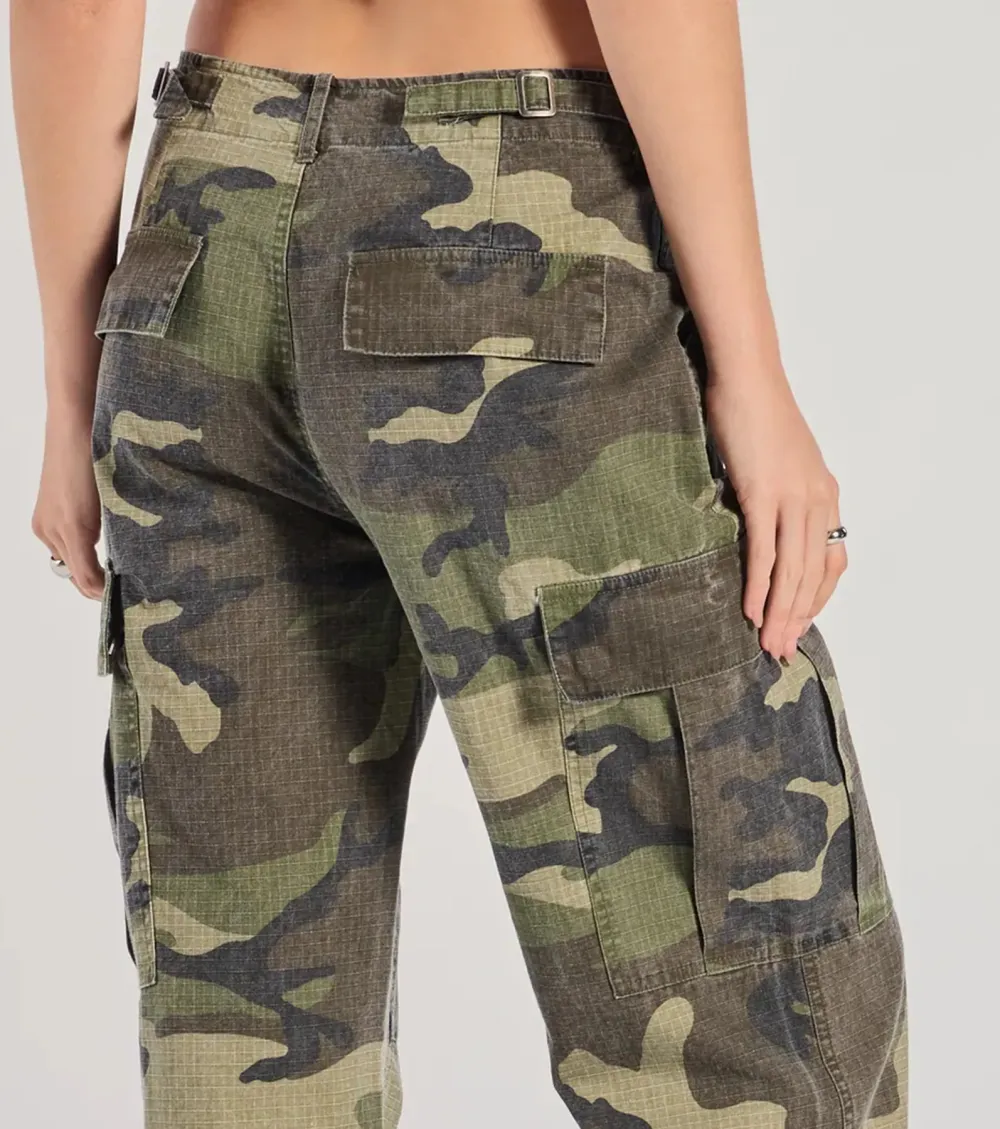 Cool Girl Energy Camo Cargo Pants