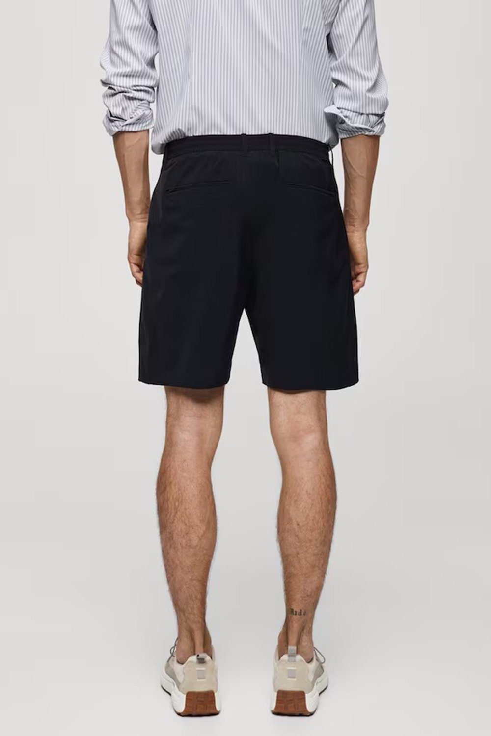 Regular-fit bermuda shorts with drawstring