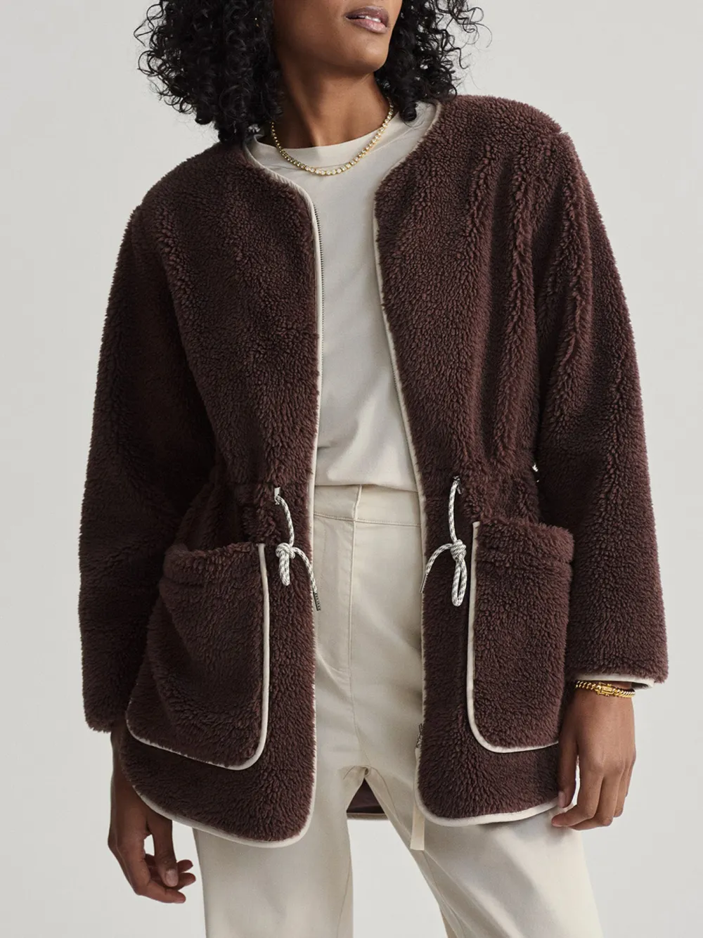 Angelina Sherpa Coat