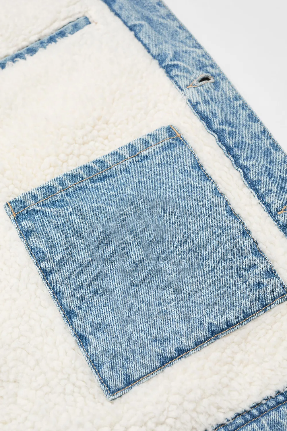 Denim Style Cotton Fabric Jacket