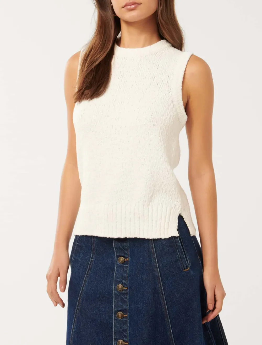 Maria Boucle Knit Tank