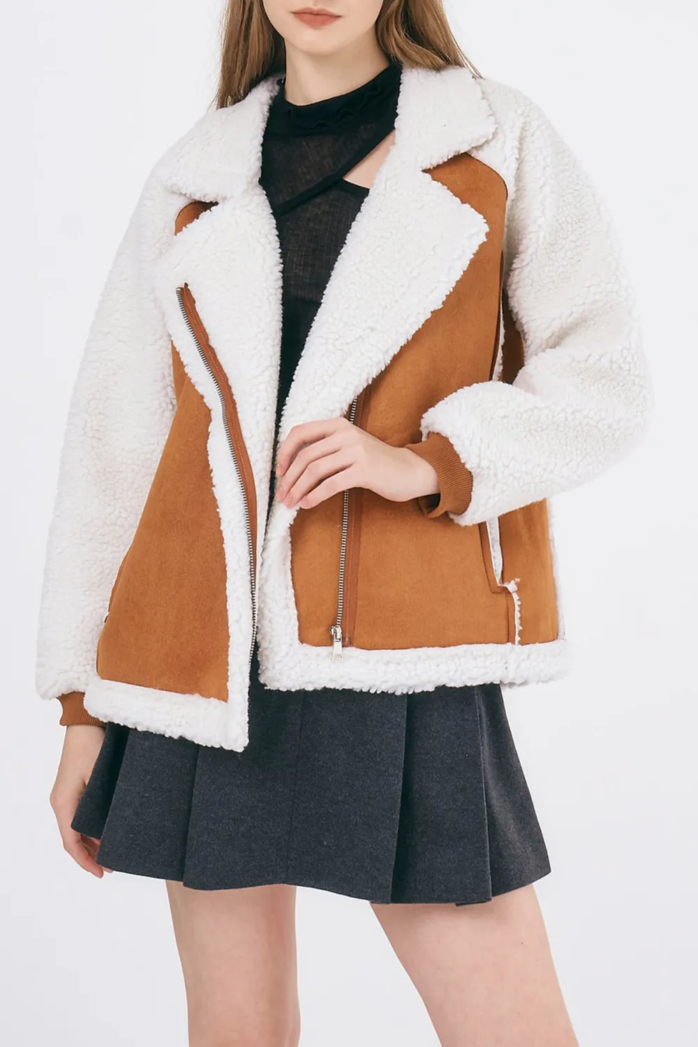 Gianna Faux Shearling Jacket