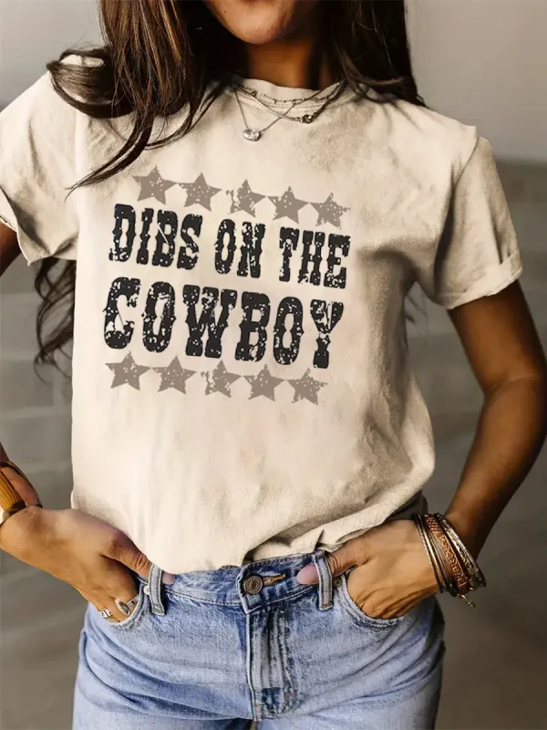 wild west dibs ob the cowboy T-shirt