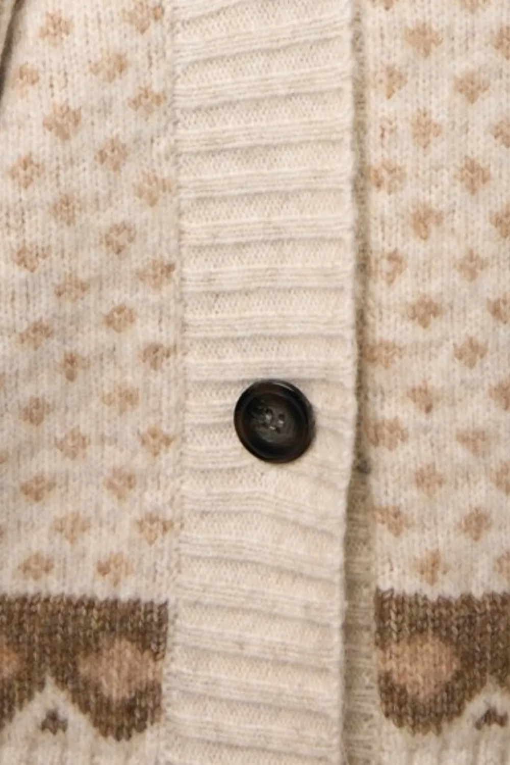 Olivia Fairisle Button Down Cardigan