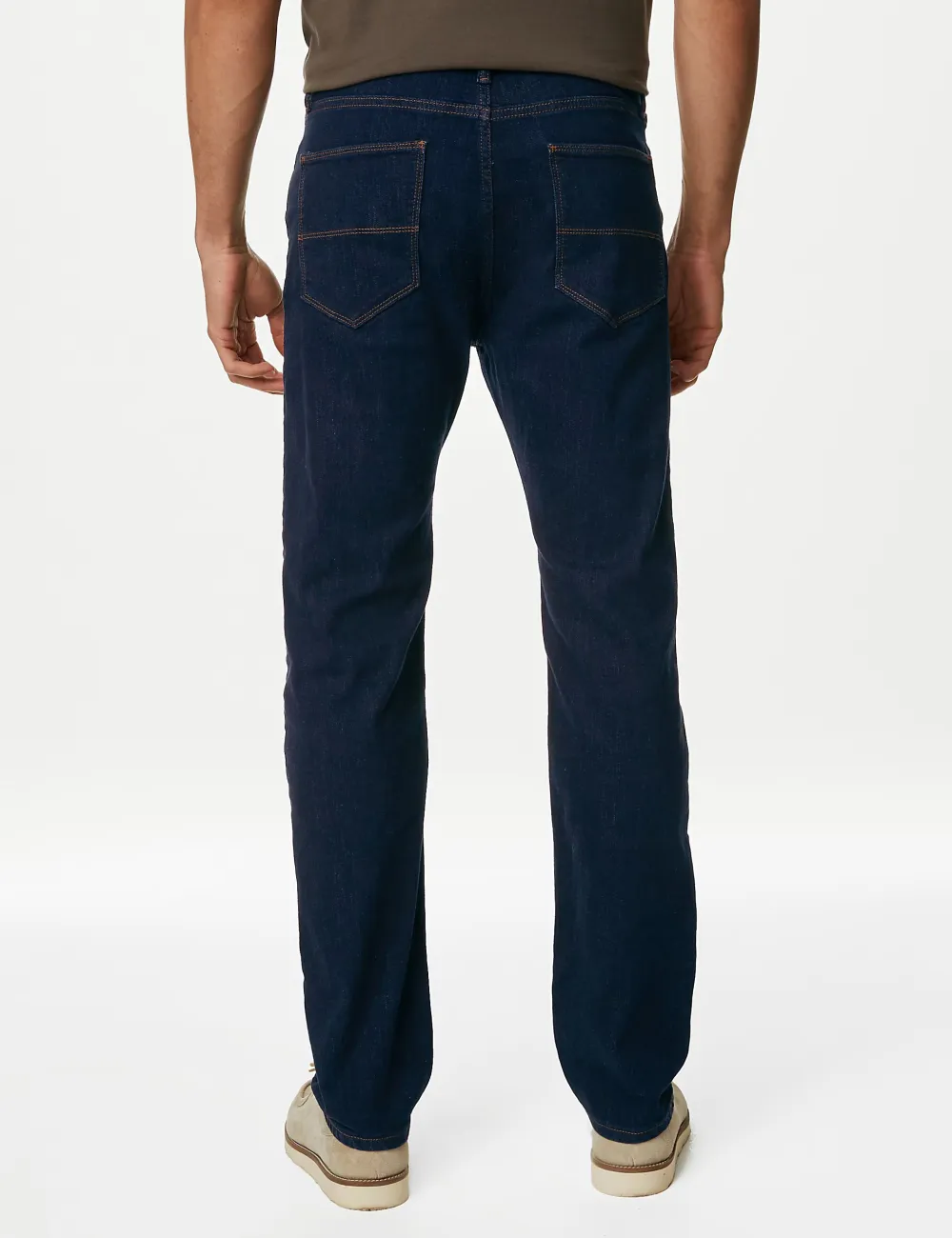 Straight Fit Stretch Jeans