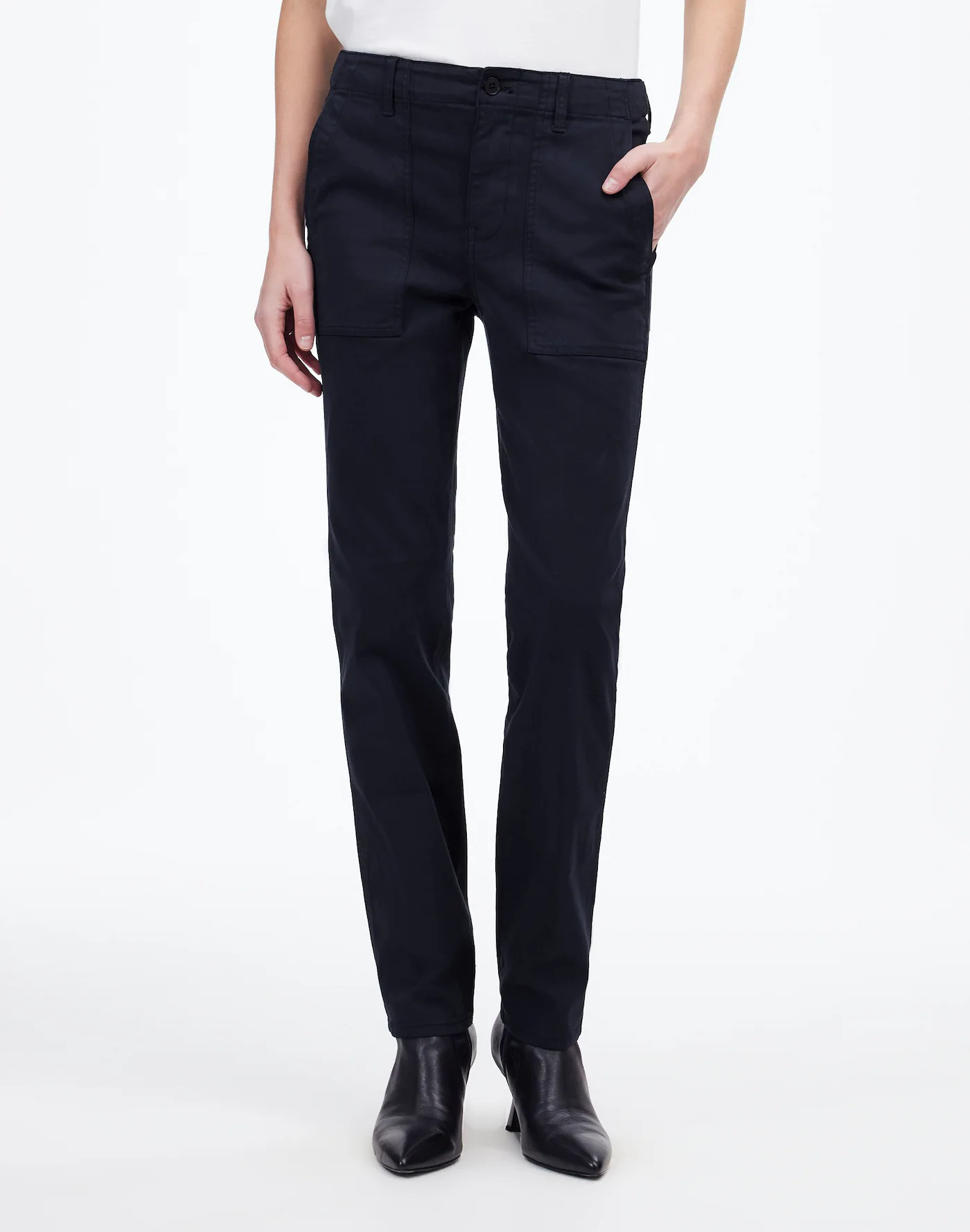 The Slim Straight Utility Pant in Garment Dye